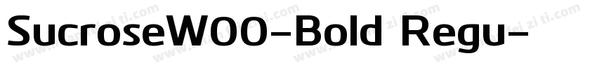 SucroseW00-Bold Regu字体转换
